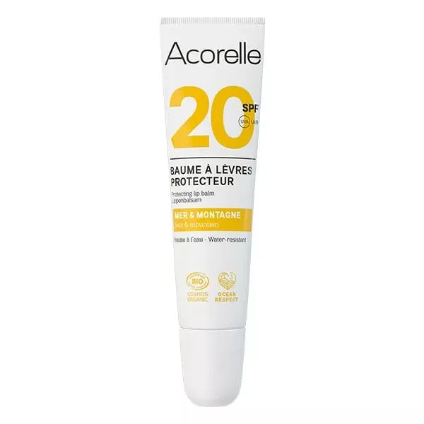 Acorelle Nature Sun Baume à Lèvres Protecteur Spf20 Bio 10ml