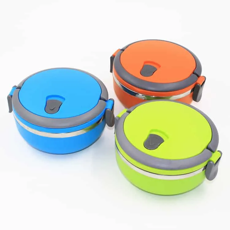 Box Ronde Isotherme Inox avec Poignée - Gadgets de Cuisine