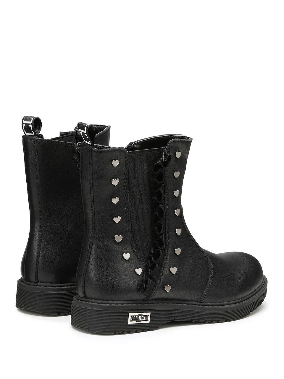 Cult Sabbath 0008 Kids Bottines À Clous Coeur Noir - Achetez À Prix Outlet!
