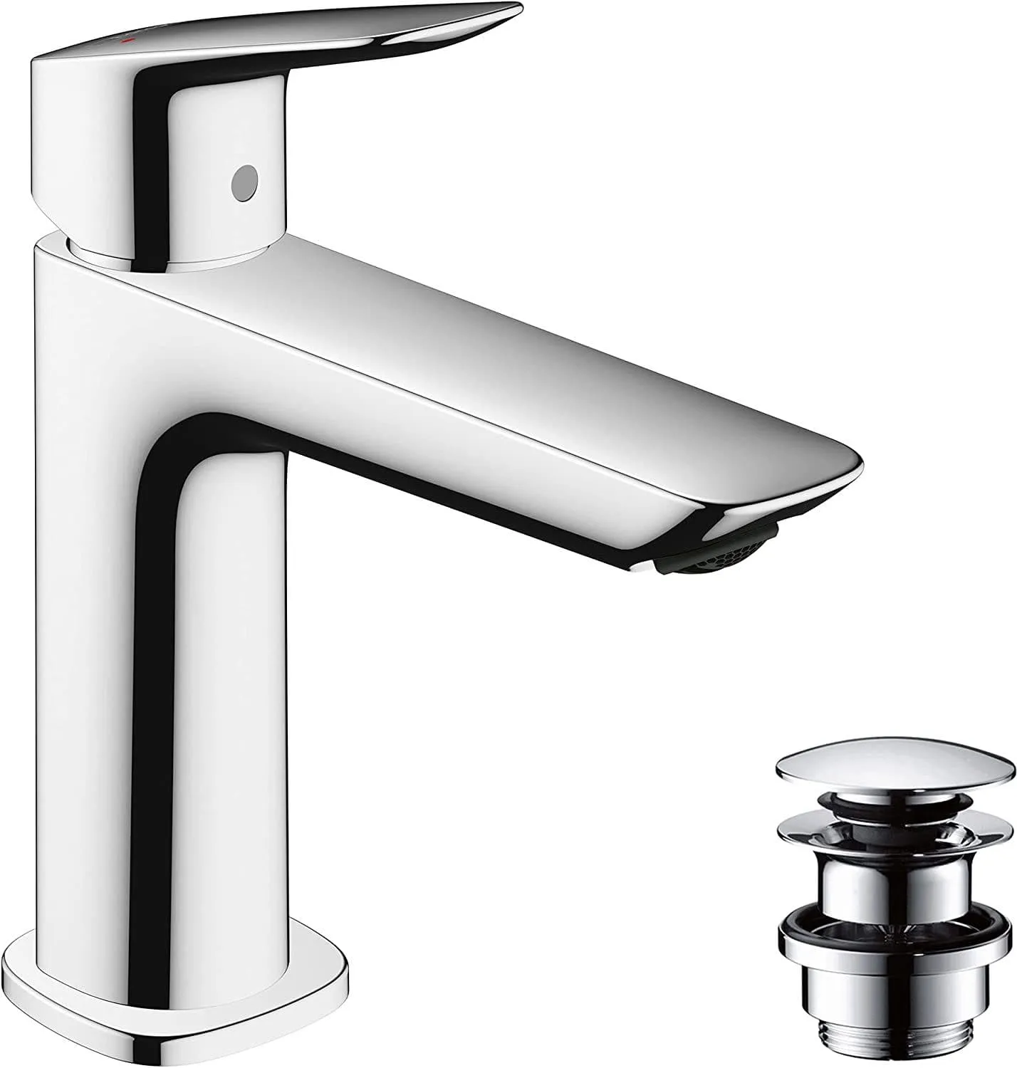 Hansgrohe Logis Mitigeur lavabo 110 avec bonde clic-clac
