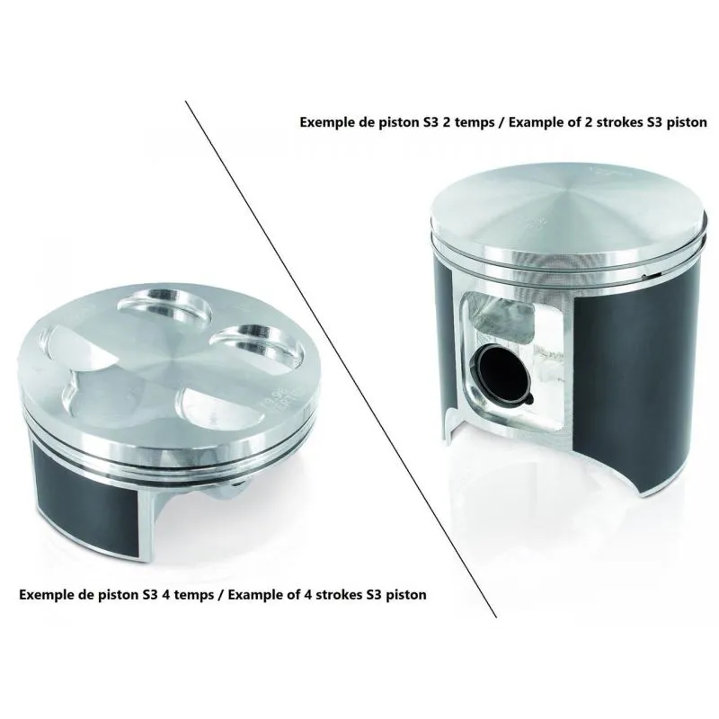 Piston S3 forgé Ø78,97mm compression standard Vertigo Combat - piecemotoquad