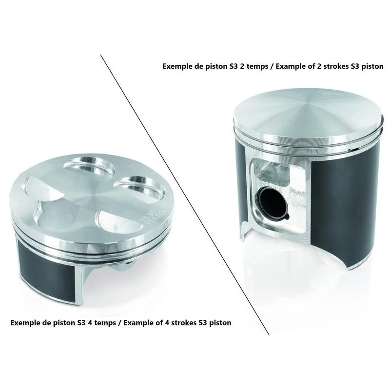 Piston S3 forgé Ø78,97mm compression standard Vertigo Combat - piecemotoquad