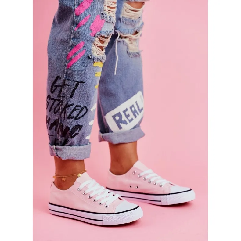 PS1 Baskets Omerta roses classiques pour femmes