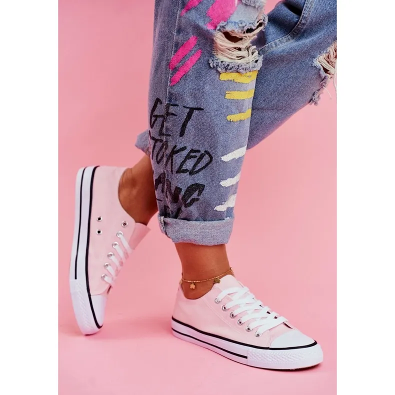 PS1 Baskets Omerta roses classiques pour femmes