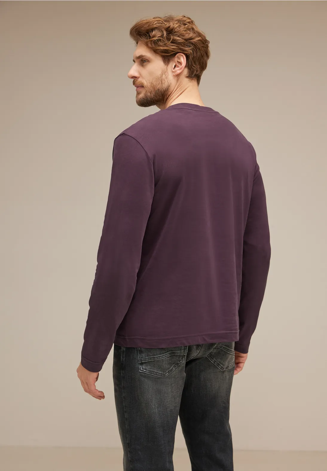 Street One MEN T-shirt à manches longues avec imprimé 